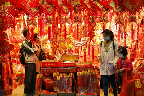 Soko la Bidhaa za Mwaka Mpya wa Jadi wa China lashamiri Guangzhou